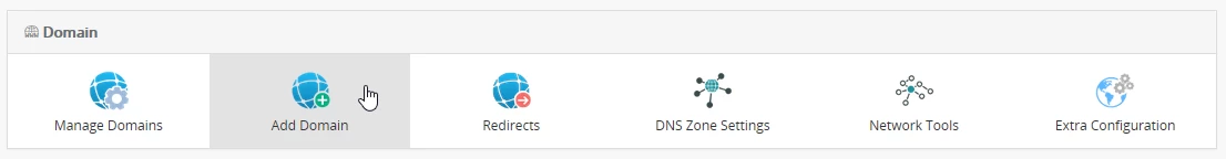 Voeg domein toe webuzo paneel