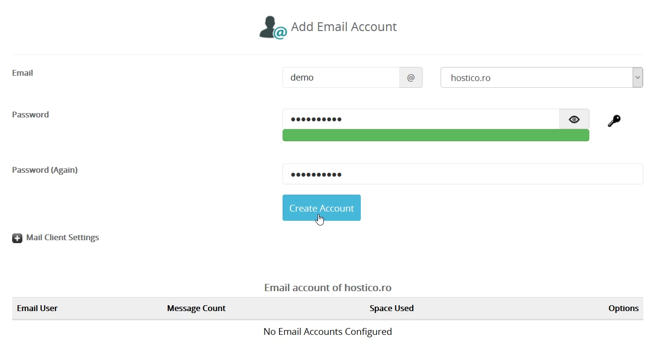 E-mailaccount toevoegen en webuzo voltooien