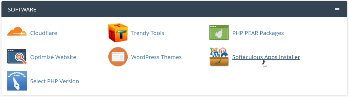 Softaculous Apps Installer cPanel