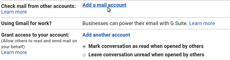 Mailaccount toevoegen
