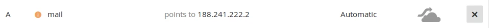 DNS directioneaza spre IP